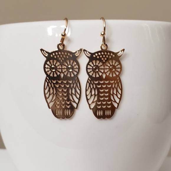 hildie&jo Jewelry - Owl earrings